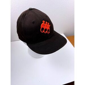New Era 9FIFTY Monkey Shoulder Scotch Whisky Snapback Hat Brown Orange Logo Cap